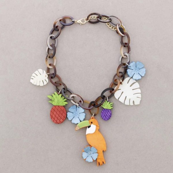 Collar Eslabones Loro