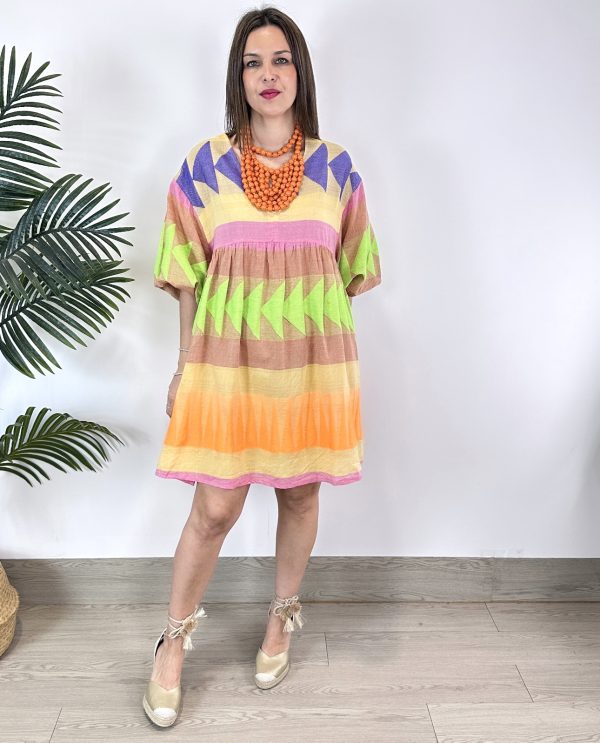 Vestido Nairobi Naranja - Imagen 2