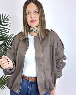 Cazadora Antelina Chocolate