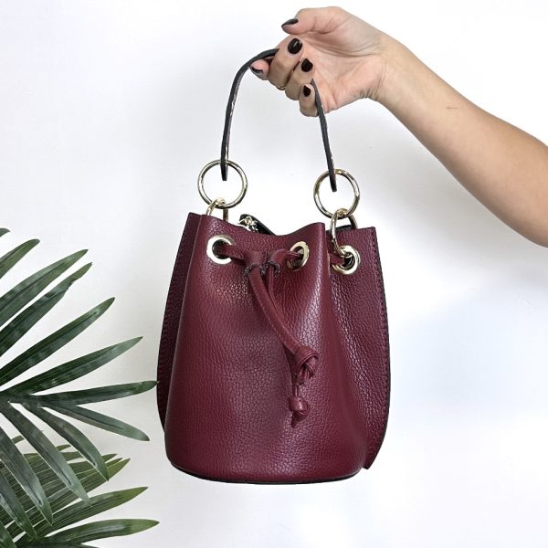 Bolso Bombonera Piel