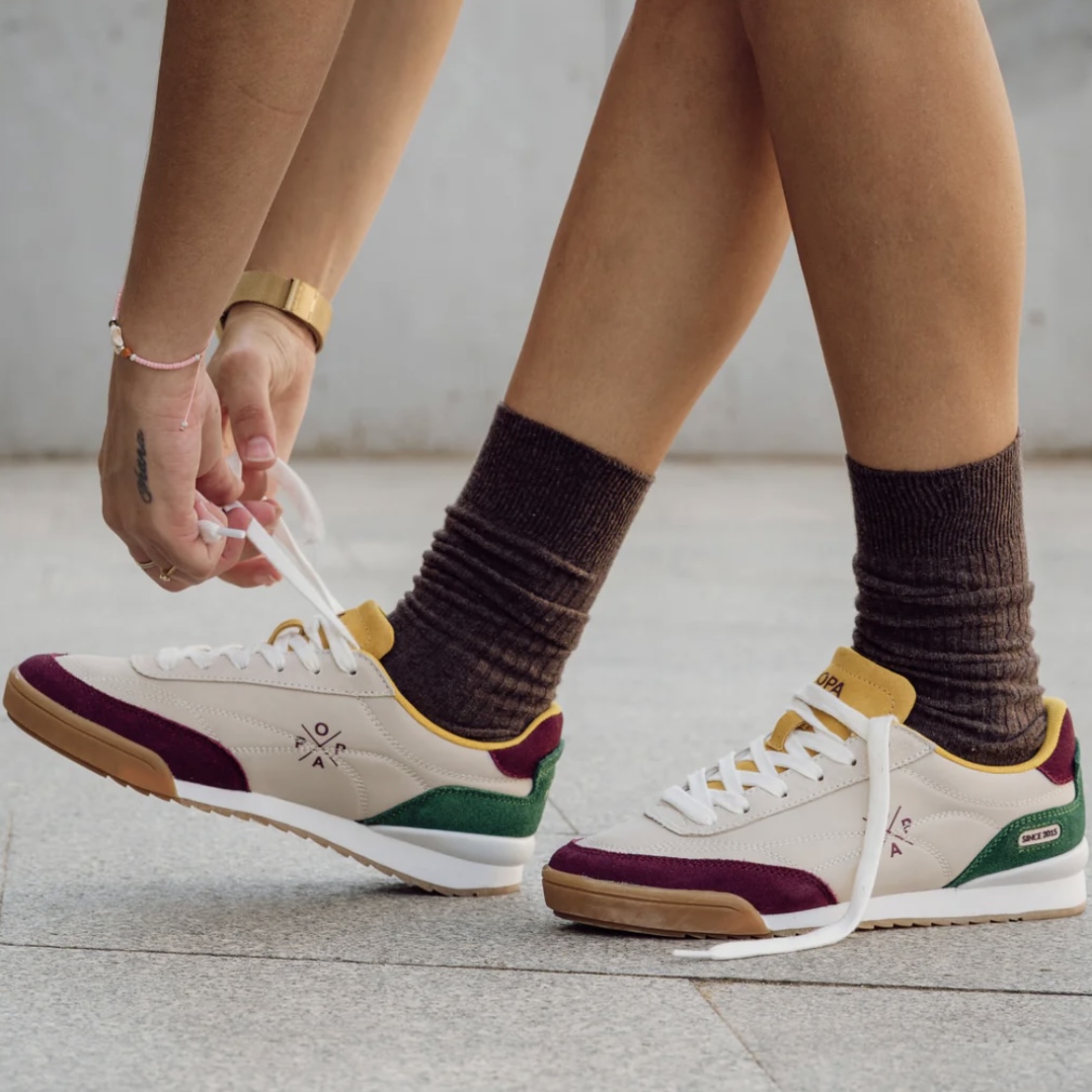 Zapatilla Popa Muse Serraje Multicolor - Imagen 2