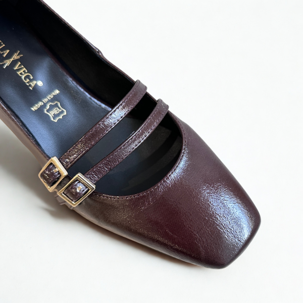 Zapato Daniela Vega Chocolate - Imagen 2
