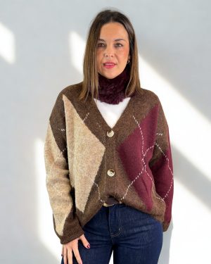 Chaqueta Rombos Pico