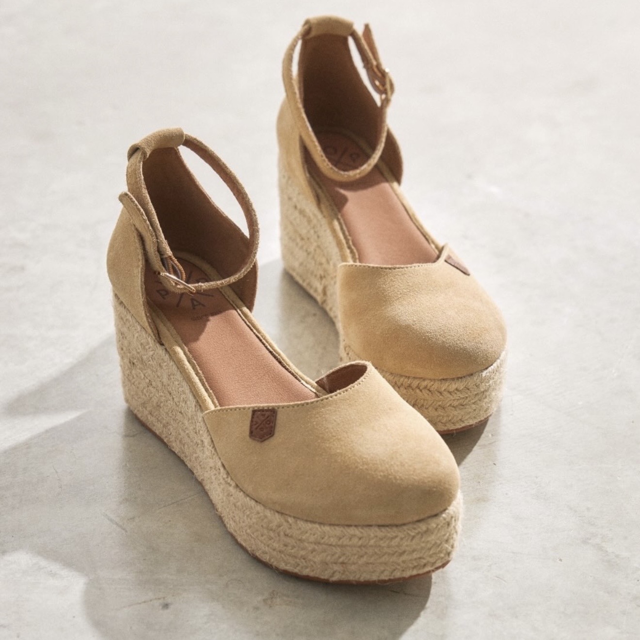 Cuña Popa Cantalar Serraje Beige - Imagen 3