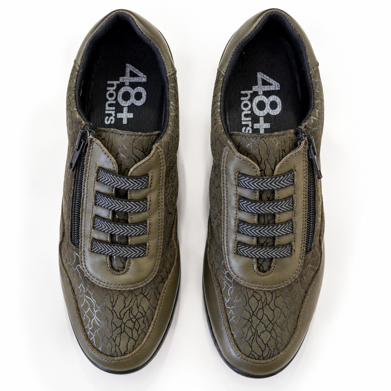 Zapato 48+Hours Verde Kaki - Imagen 4