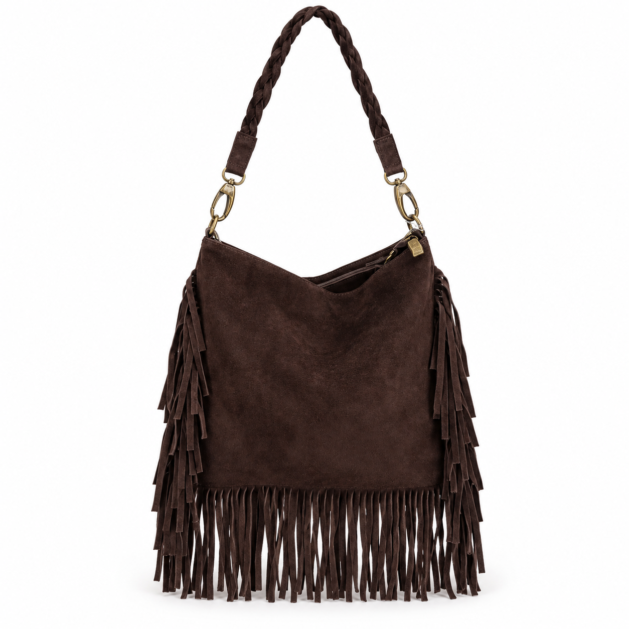Bolso Flecos Marrón