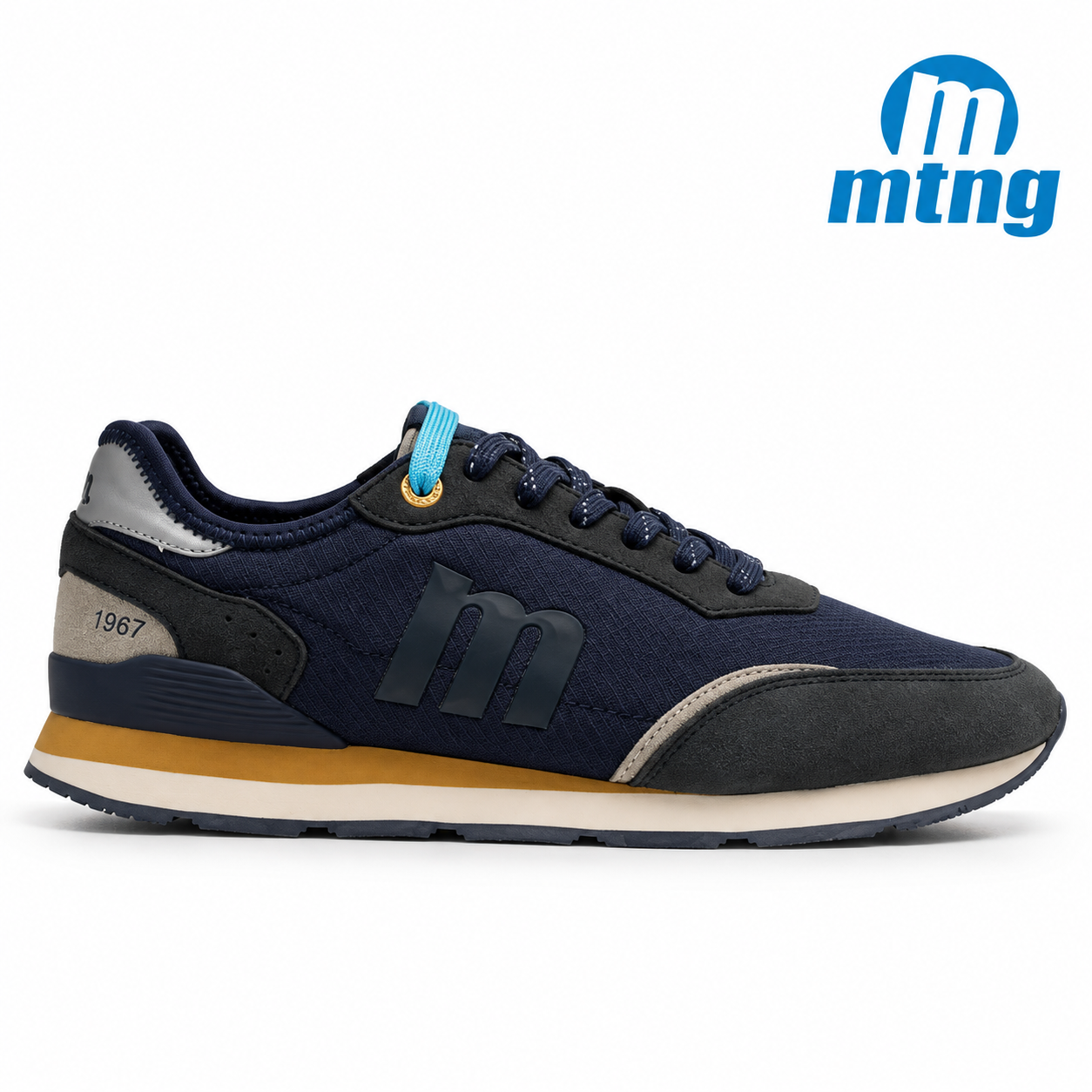 Zapatilla Mustang Joggo Azul