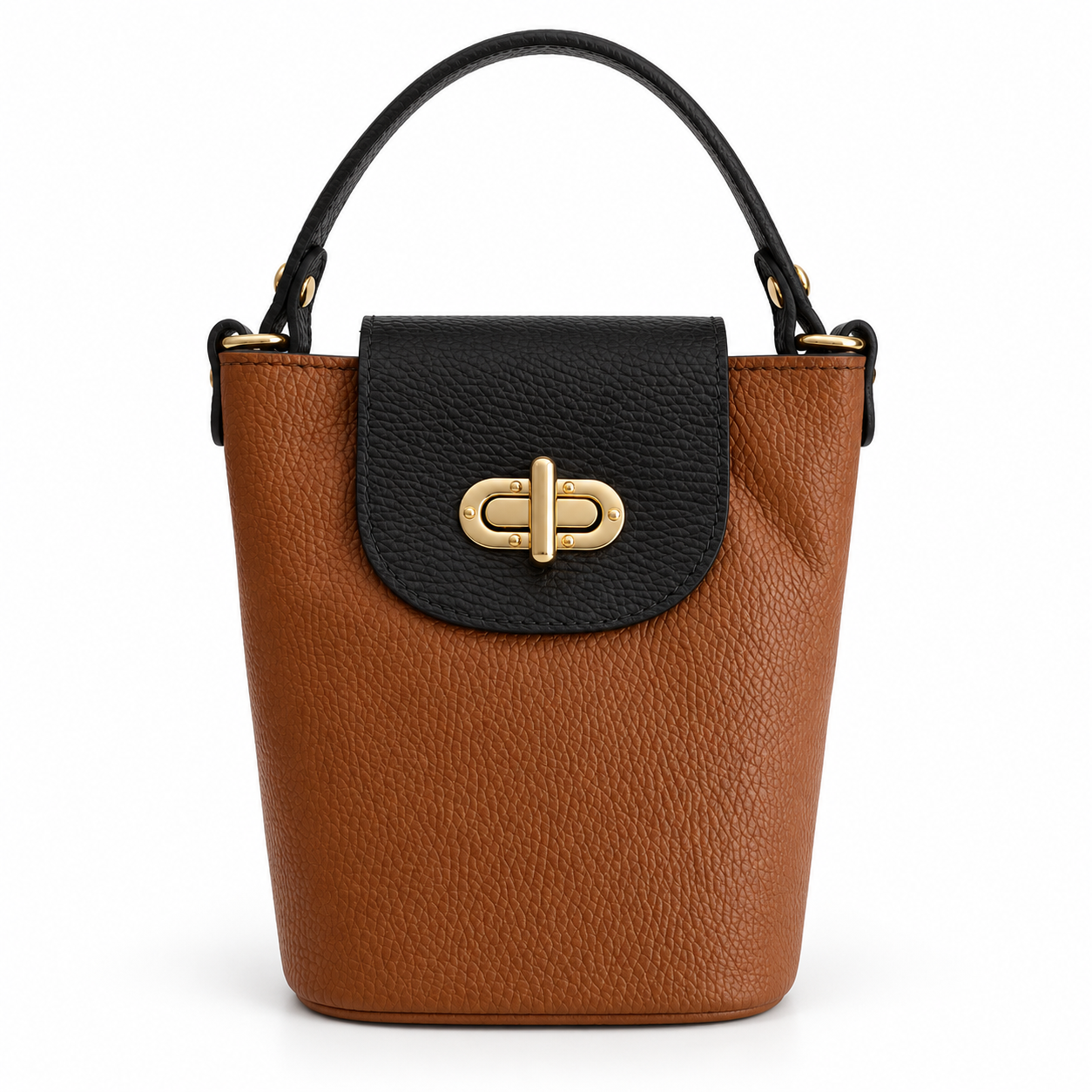 Bolso Cubo Piel - Imagen 3