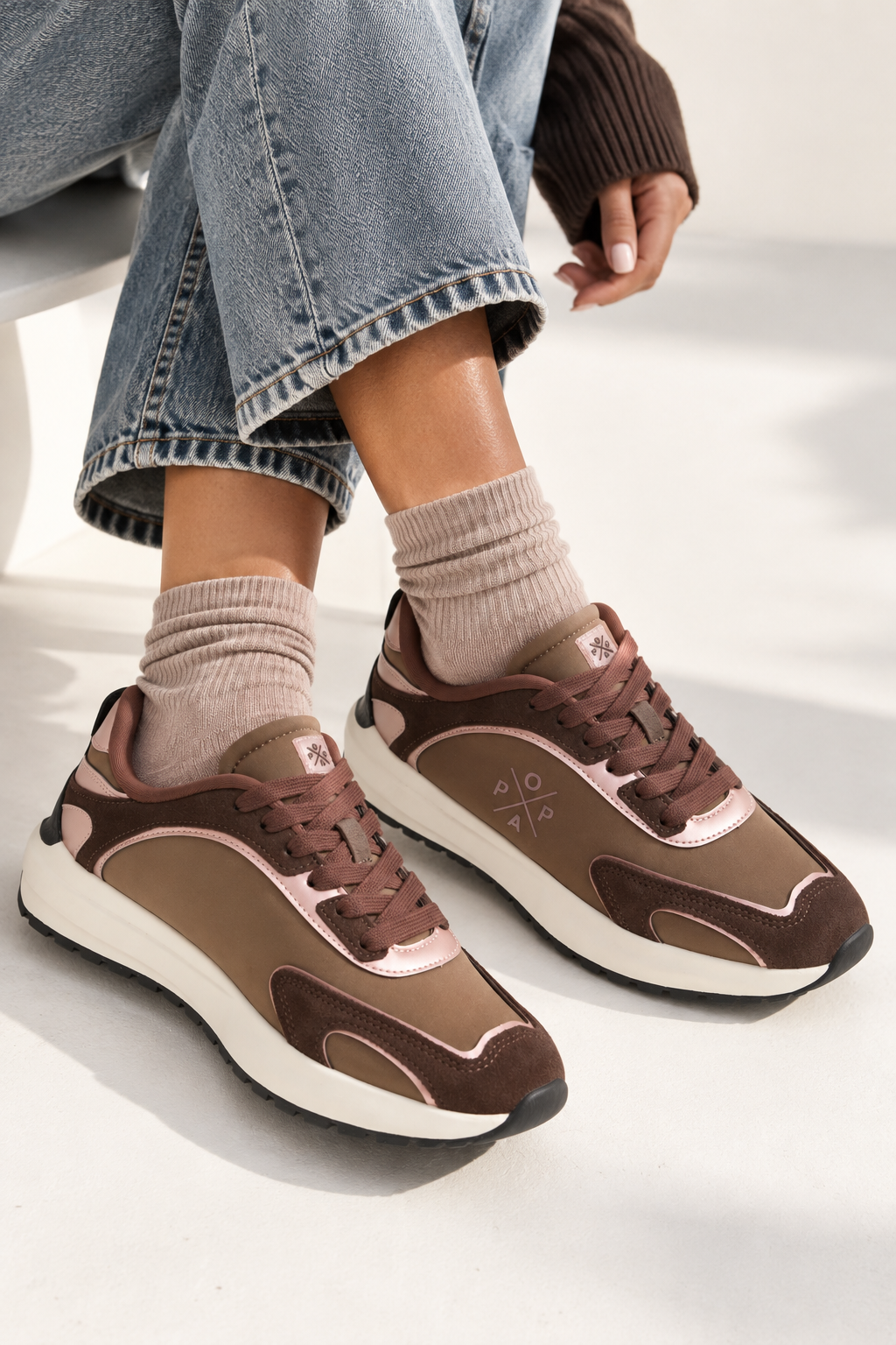 Zapatilla Popa Blake Marrón - Imagen 2