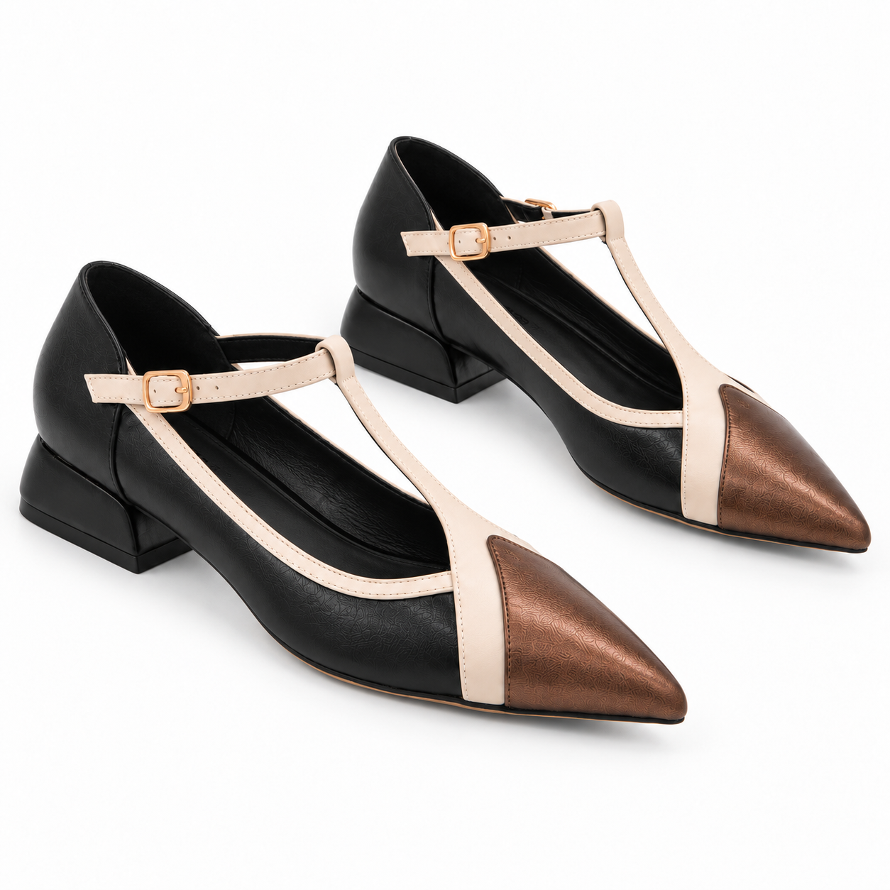 Zapato Azarey Mary Jane Negro - Imagen 3
