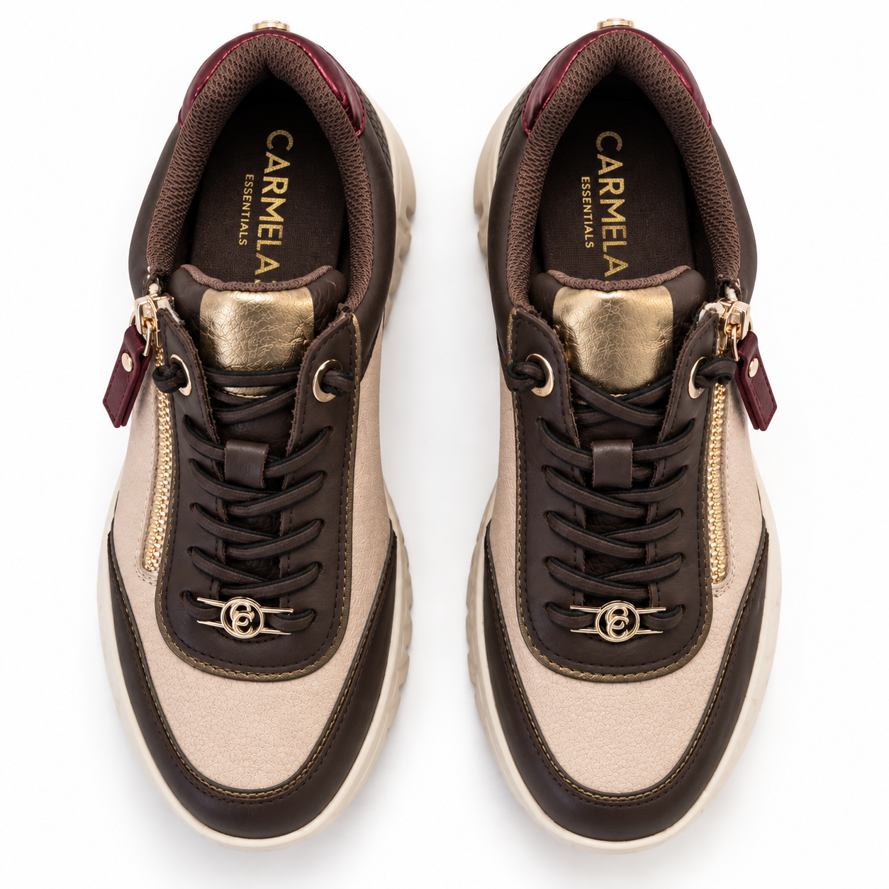 Zapatilla Carmela Beige/Marrón - Imagen 5