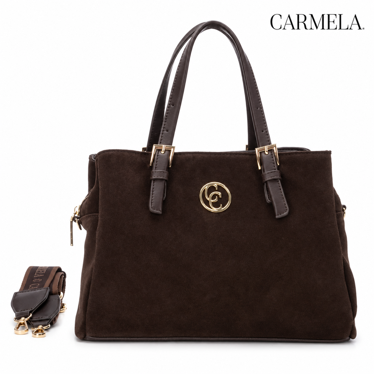 Bolso Carmela Piel Marrón