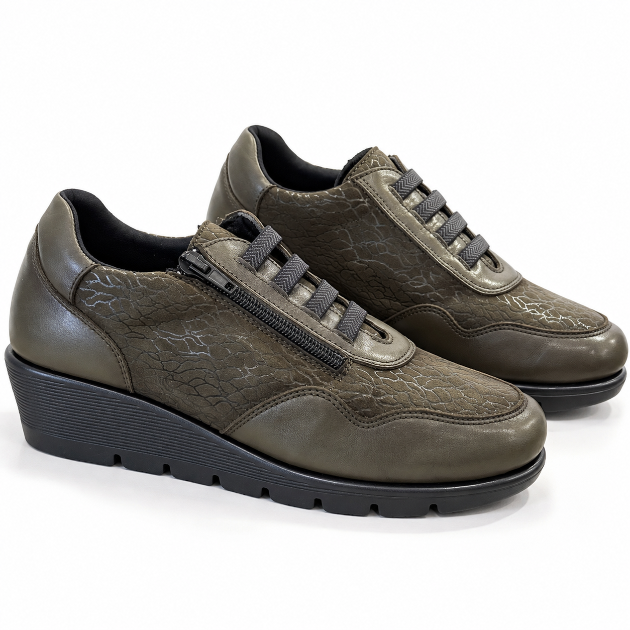 Zapato 48+Hours Verde Kaki - Imagen 3