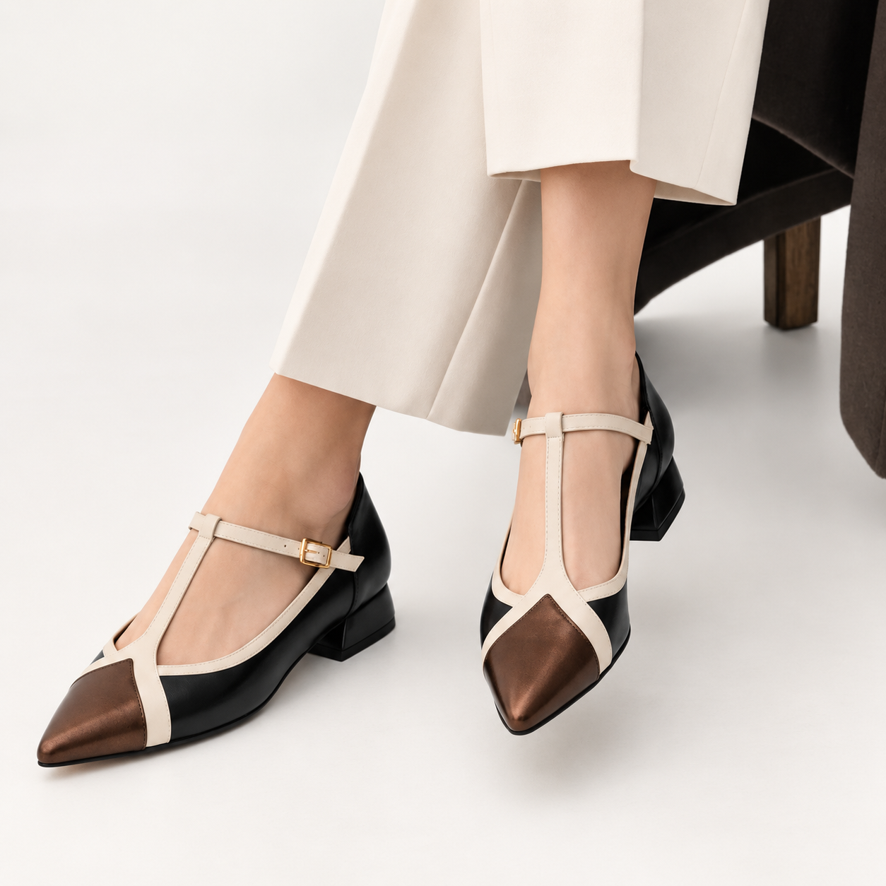 Zapato Azarey Mary Jane Negro - Imagen 4