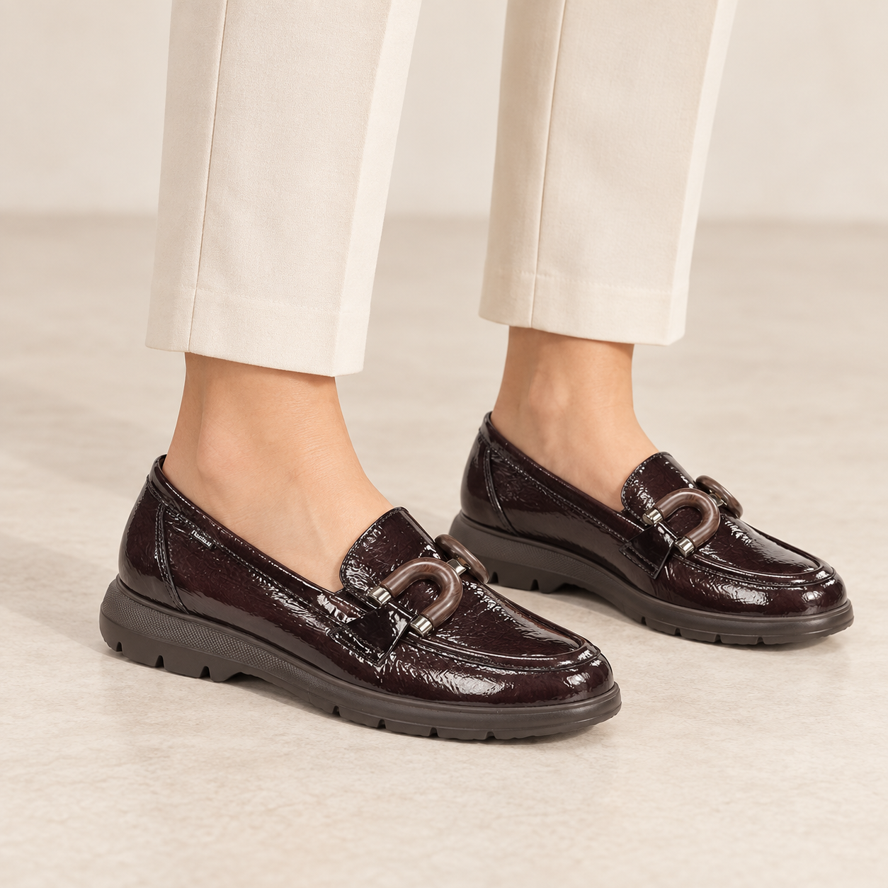 Mocasín Fluchos Gladis Marrón - Imagen 2