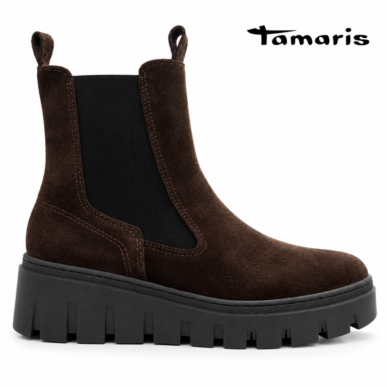 Bota Tamaris Chelsea Marrón