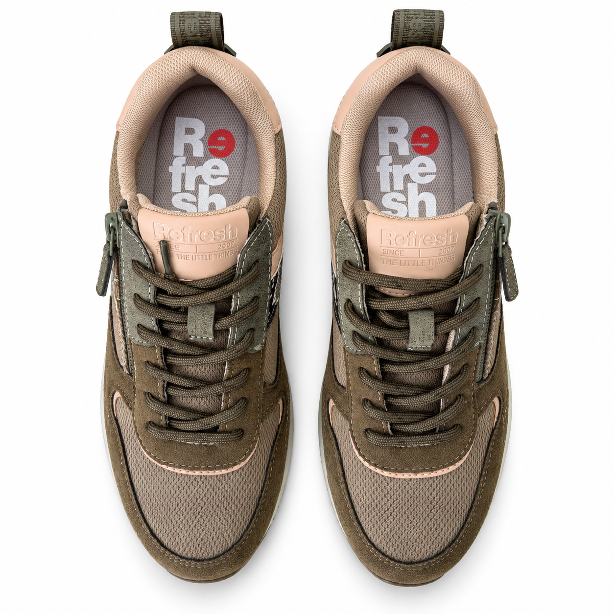 Zapatilla Refres Verde Kaki - Imagen 5