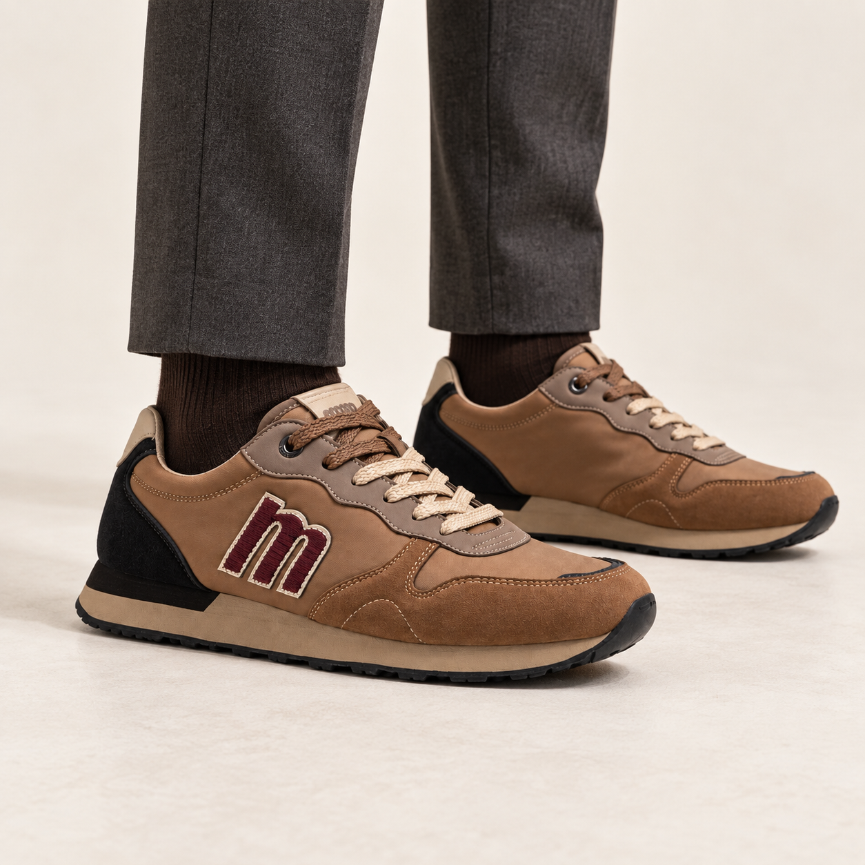 Zapatilla Mustang Porland Marrón - Imagen 3