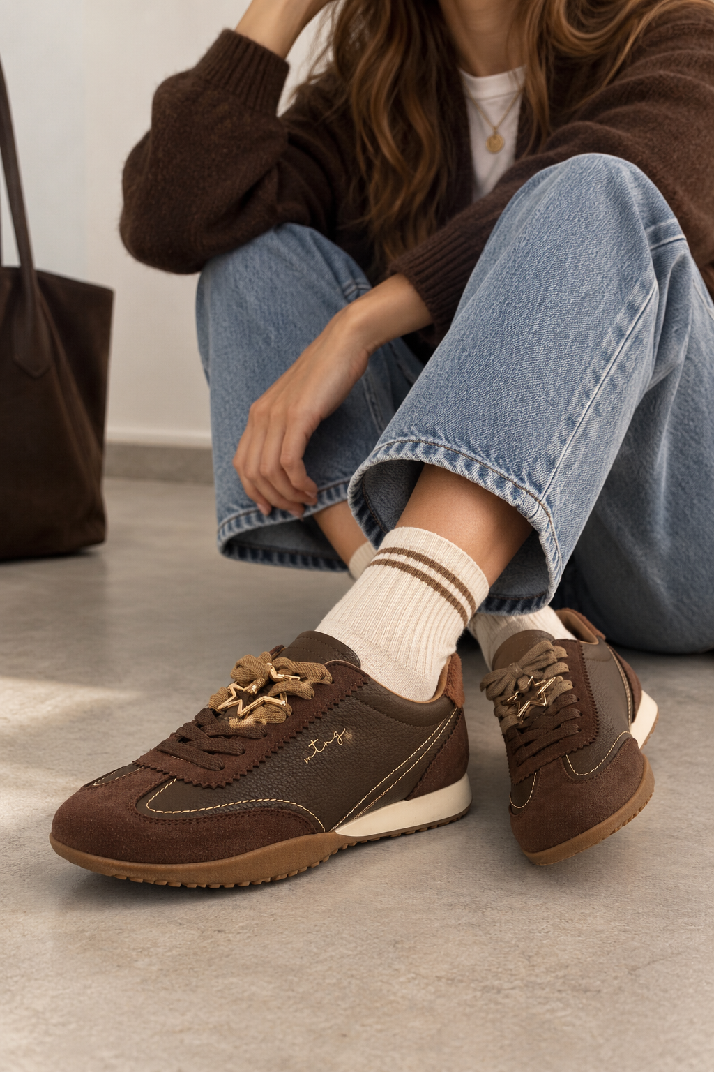 Zapatilla Mustang Alana Marrón - Imagen 4