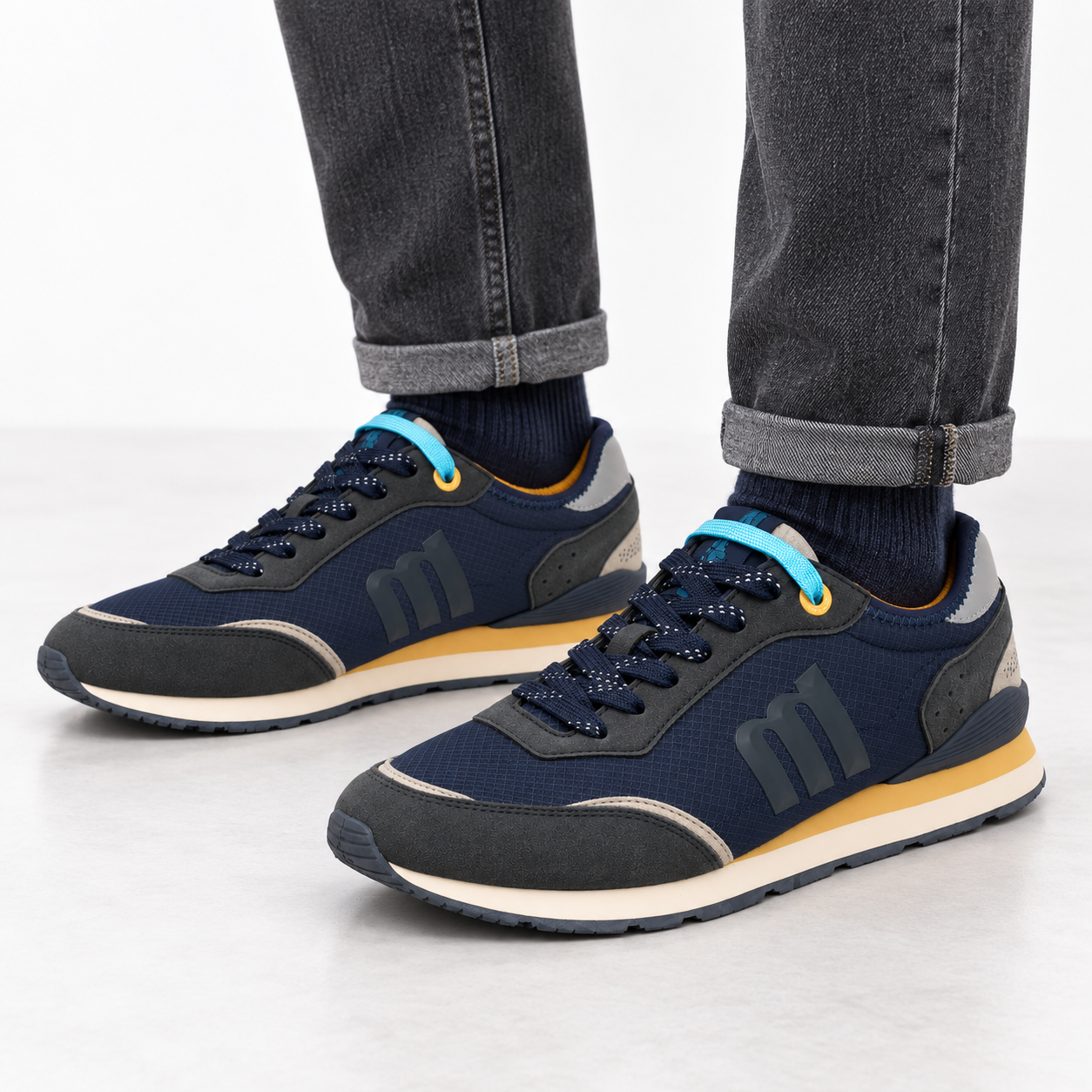 Zapatilla Mustang Joggo Azul - Imagen 2