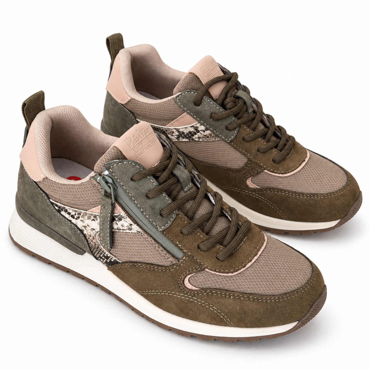 Zapatilla Refres Verde Kaki - Imagen 3