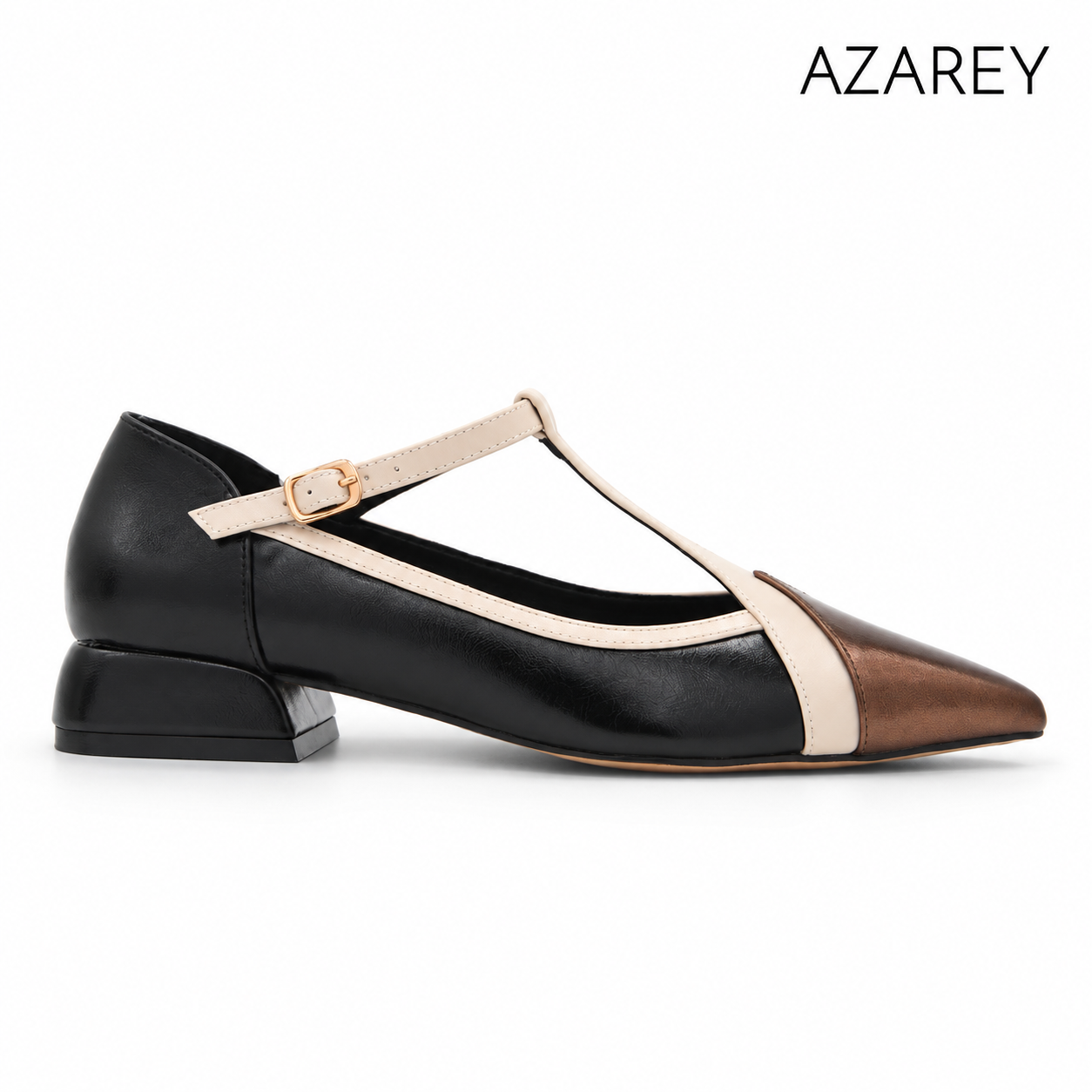 Zapato Azarey Mary Jane Negro