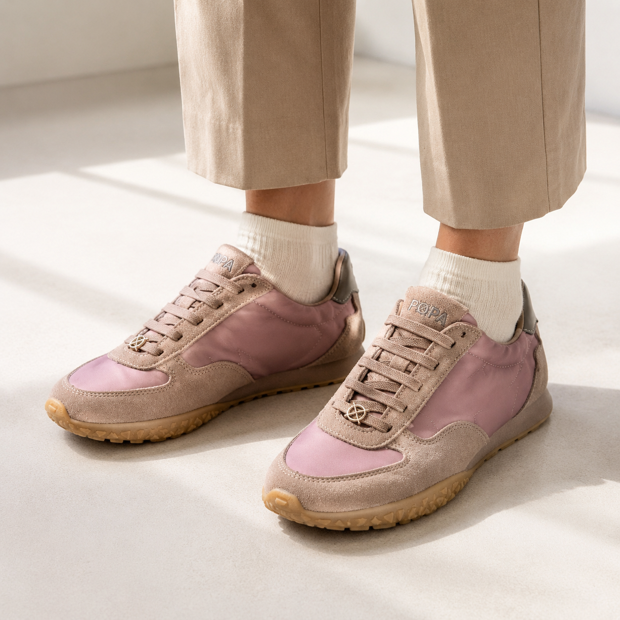Zapatilla Popa Lexa Taupe - Imagen 2