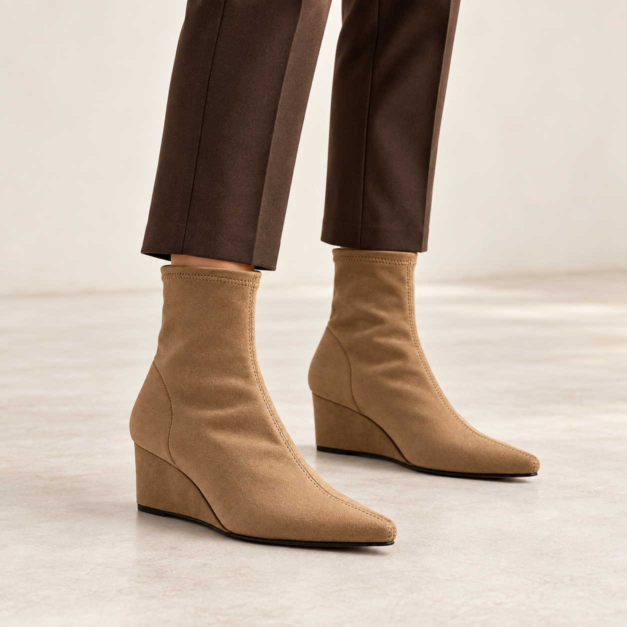 Botín Mustang Kala Beige - Imagen 2