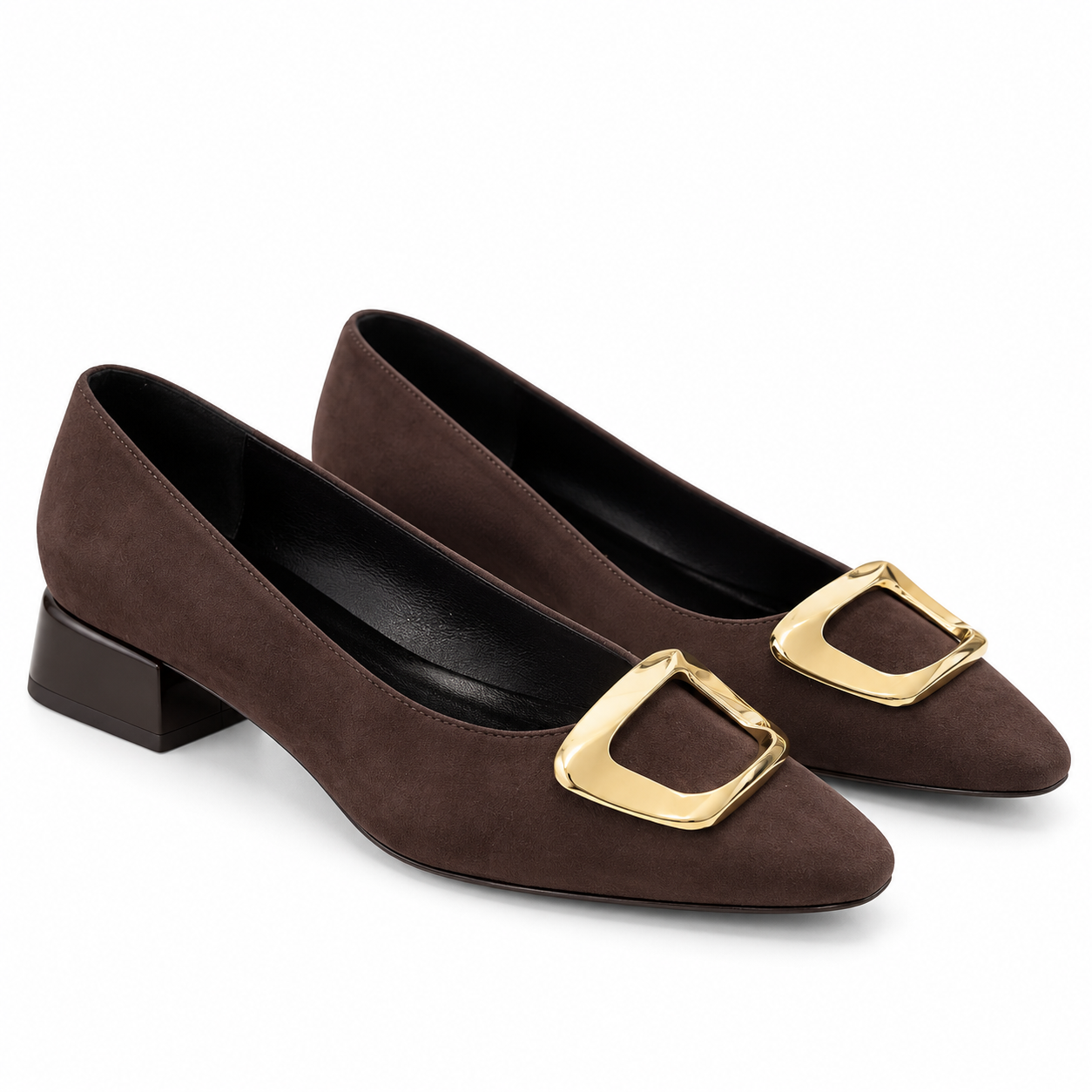 Zapato Daniela Vega Adorno Marrón - Imagen 3