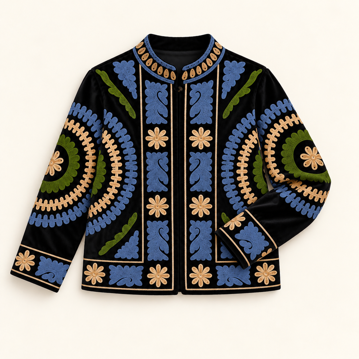 Chaqueta Terciopelo Bordada - Imagen 2