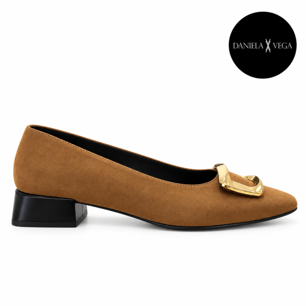 Zapato Daniela Vega Adorno Taupe