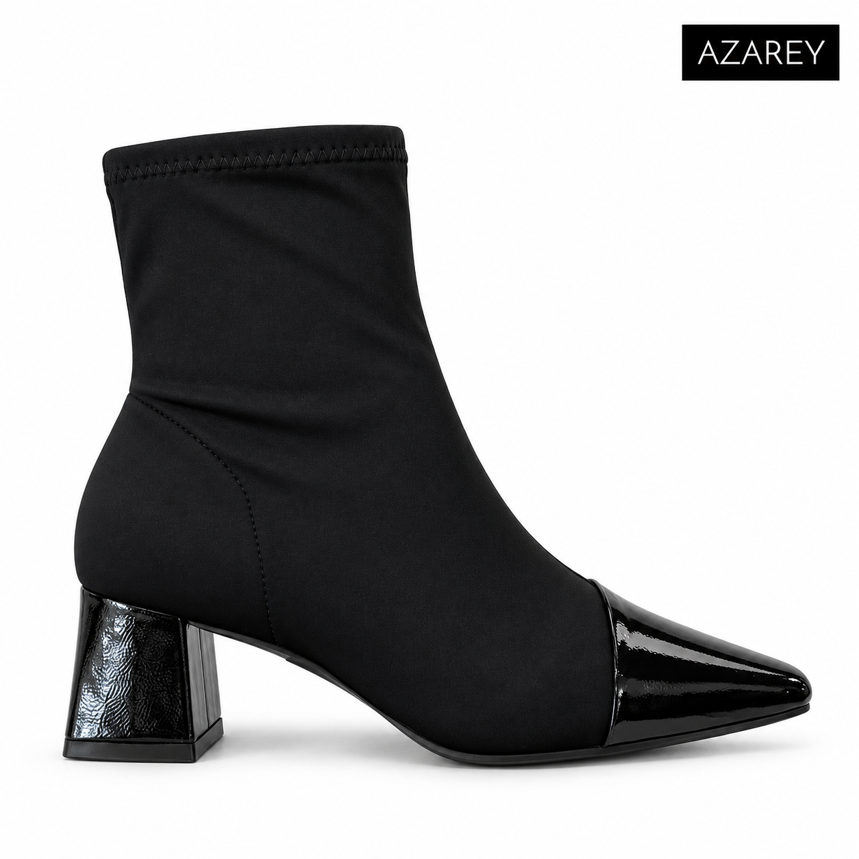 Botín Azarey Combinado Negro