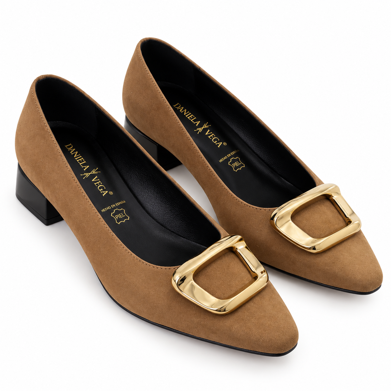 Zapato Daniela Vega Adorno Taupe - Imagen 4