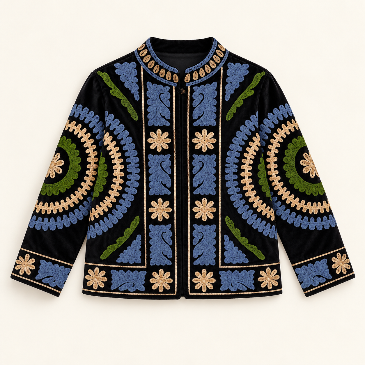 Chaqueta Terciopelo Bordada - Imagen 5