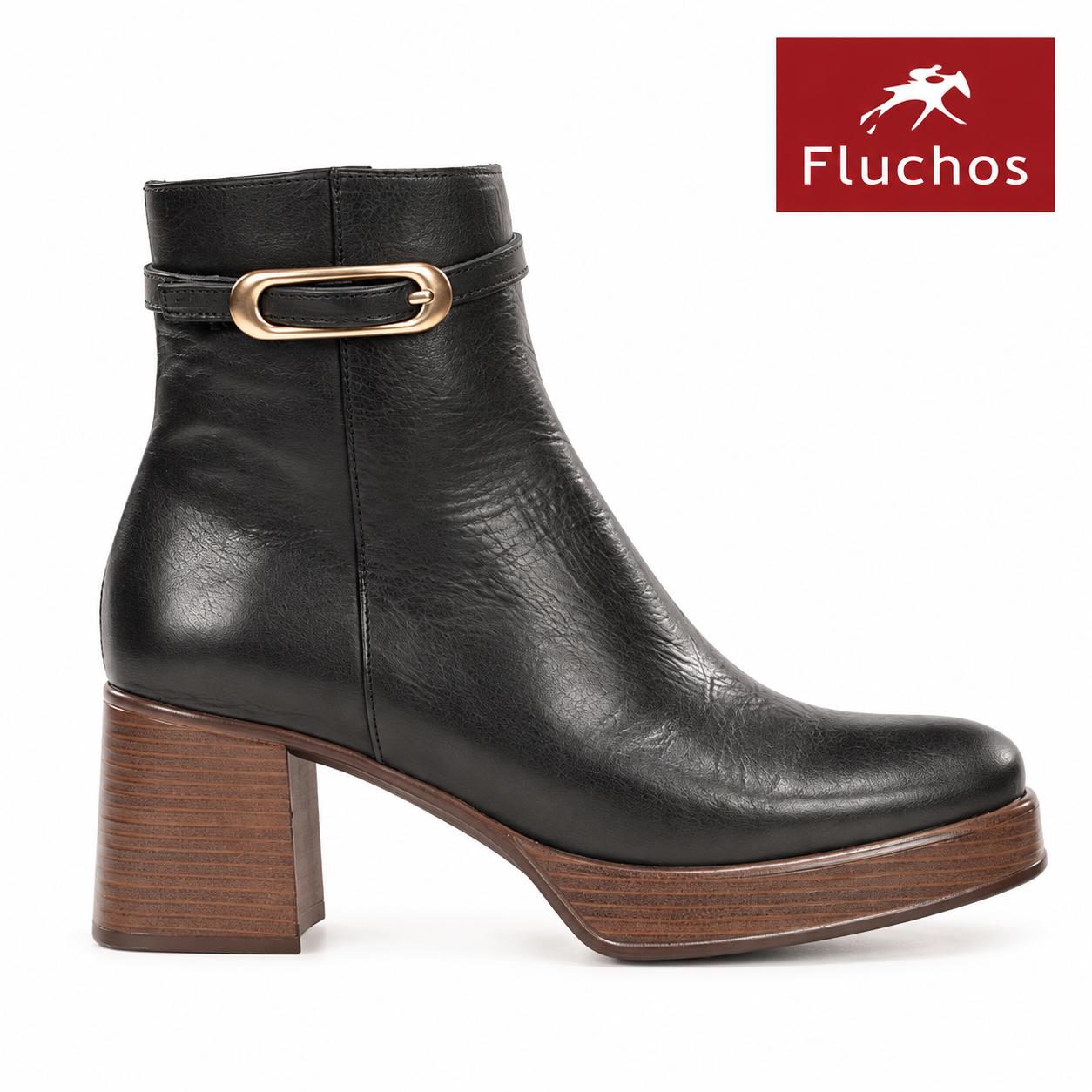 Botín Fluchos Cristel Negro