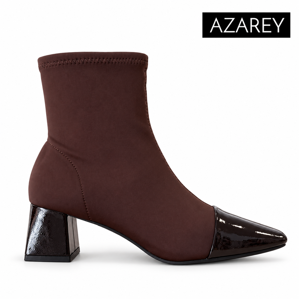 Botín Azarey Combinado Marrón