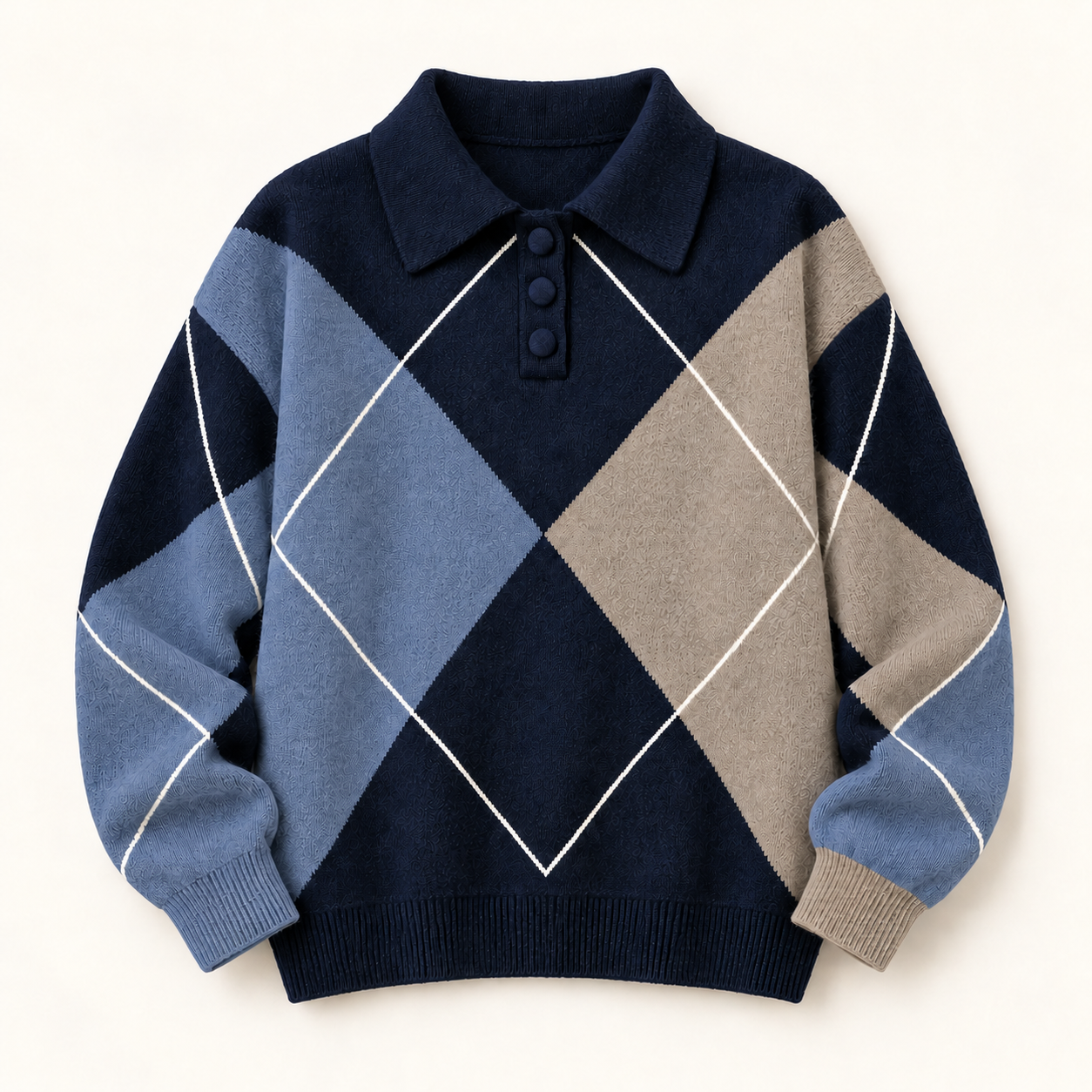 Jersey Polo Rombos - Imagen 5