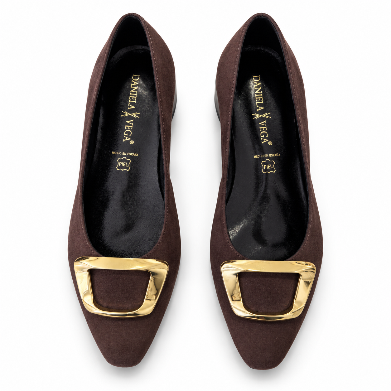Zapato Daniela Vega Adorno Marrón - Imagen 4