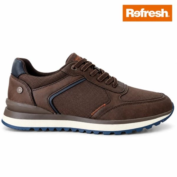 Zapatilla Refresh Marrón