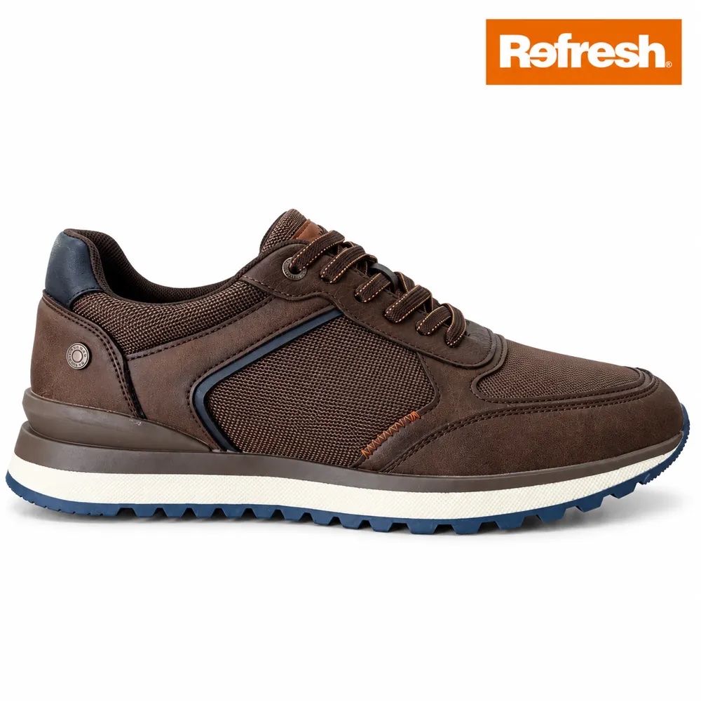 Zapatilla Refresh Marrón