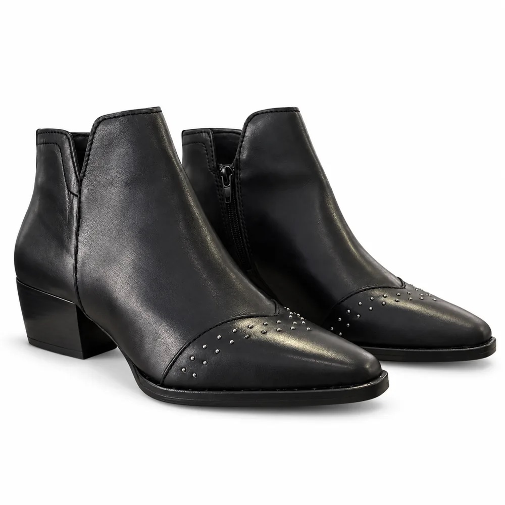Botín Vexed Tachas Negro - Imagen 7